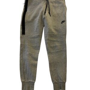 Nike Kids Gray Sweatpants with Black Accents